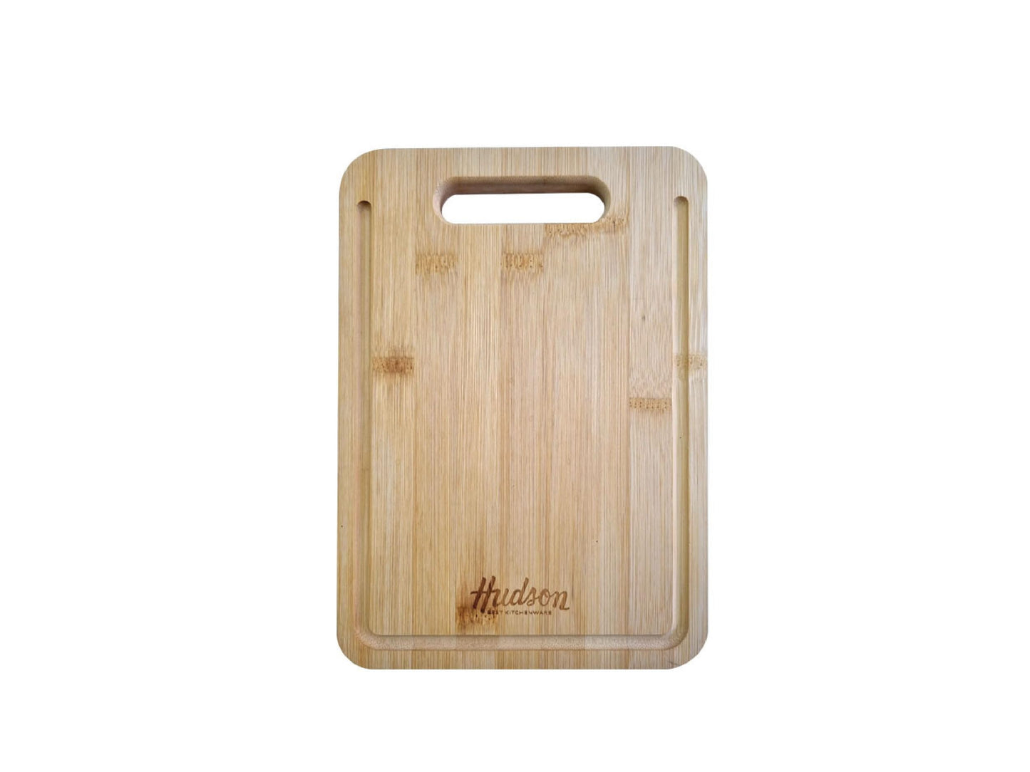 HUDSON Bamboo Cutting Board for Kitchen 10.6x5.11 inch