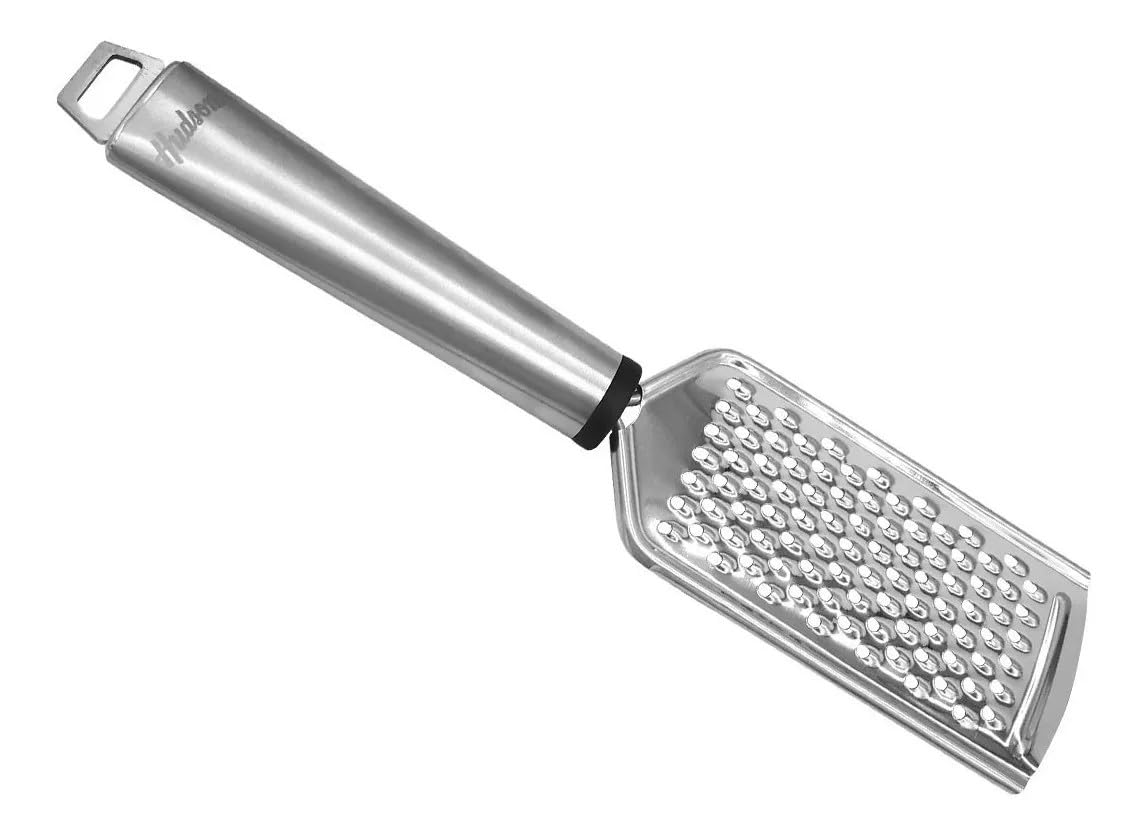 HUDSON Stainless Steel Grater with Stainless Steel Handle (PFOA, PTFE, CADMIUM & LEAD FREE)