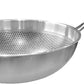 Stainless steel wok