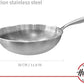 HUDSON Stainless Steel Wok with Ultra-Durable Non-Stick Coating - Induction and Oven Safe