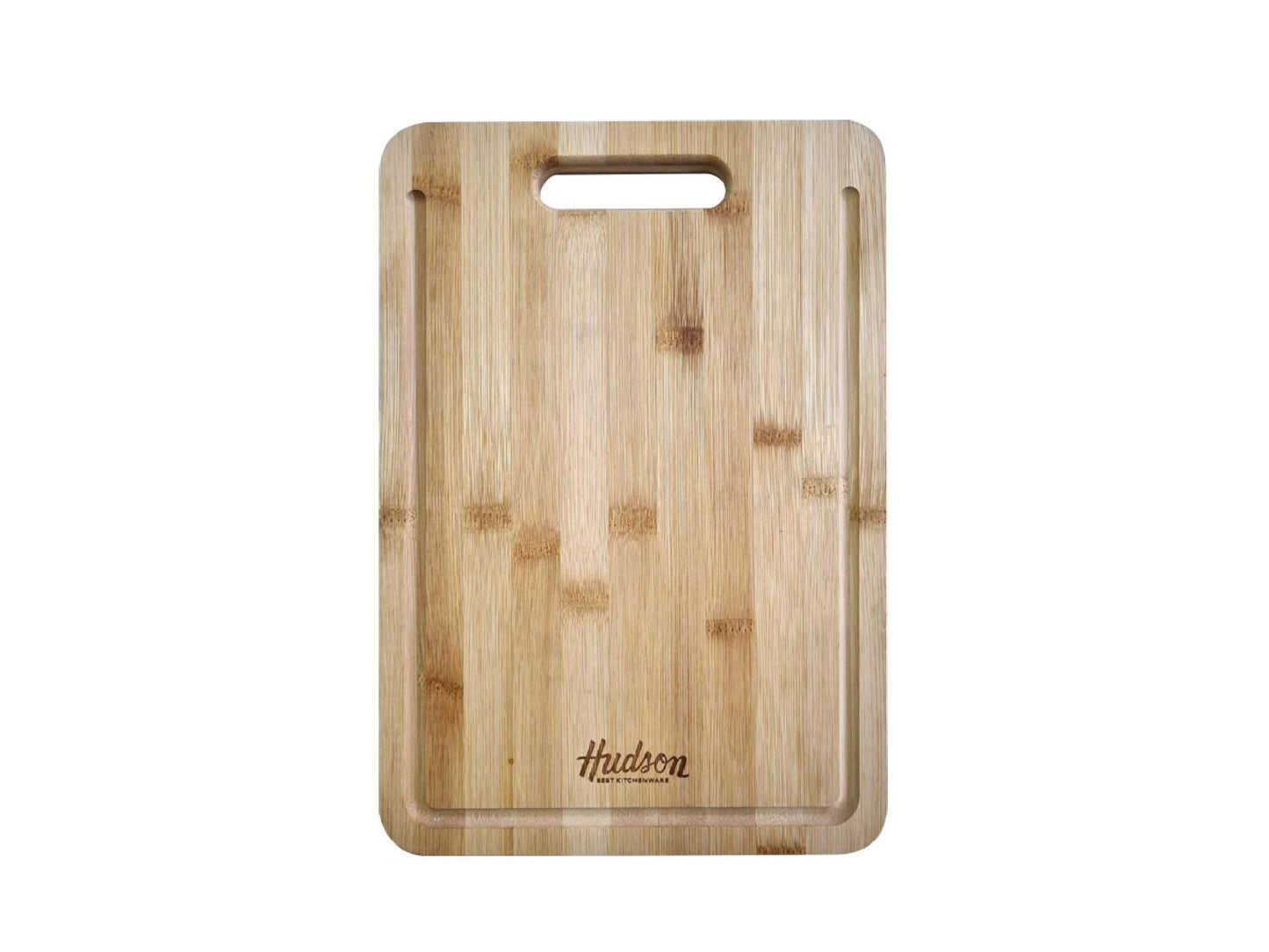 HUDSON Bamboo Cutting Board for Kitchen 13x9 inch