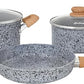 HUDSON Forged Aluminum Cookware Set - Triple-Layer Non-Stick Granite Coating