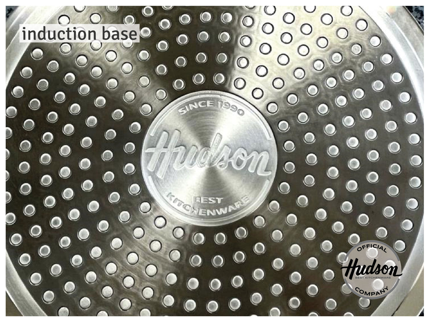 HUDSON Forged Nonstick Grey Frying Pan 2.6Qt Cookware, Pots and Pans, Dishwasher Safe