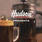 HUDSON French Press Coffee and Tea Maker, 0.6Qt, Black