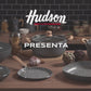 HUDSON Grey Stockpot Cookware, 5.2QT Pots and Pans, Dishwasher Safe, Granite