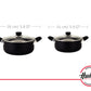 Pots and Pans Cooking Set - 2 Aluminum Saucepans 24cm + 26cm Hudson
