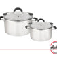 Cookware Set 24 26 cm Stainless Steel Line Hudson